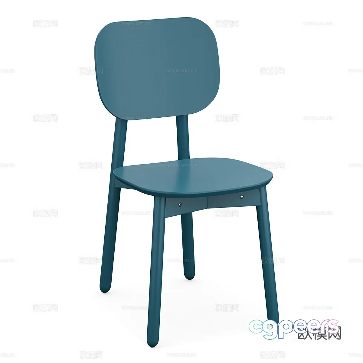 Modern chair dining chair 3d model