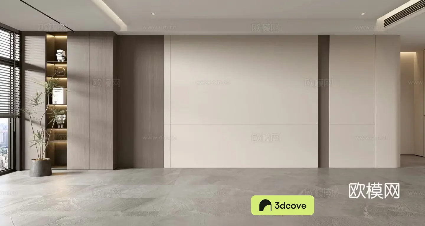 Modern sofa background wall