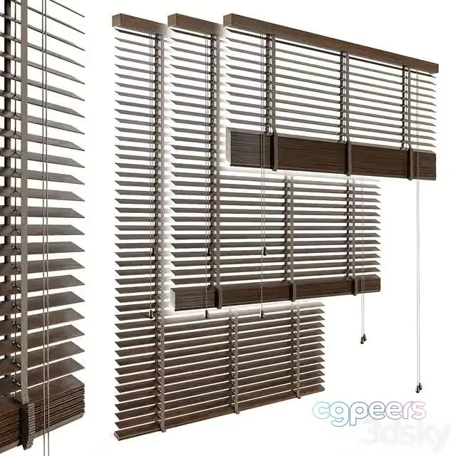 3ds Max Free – Wooden Venetian Blinds