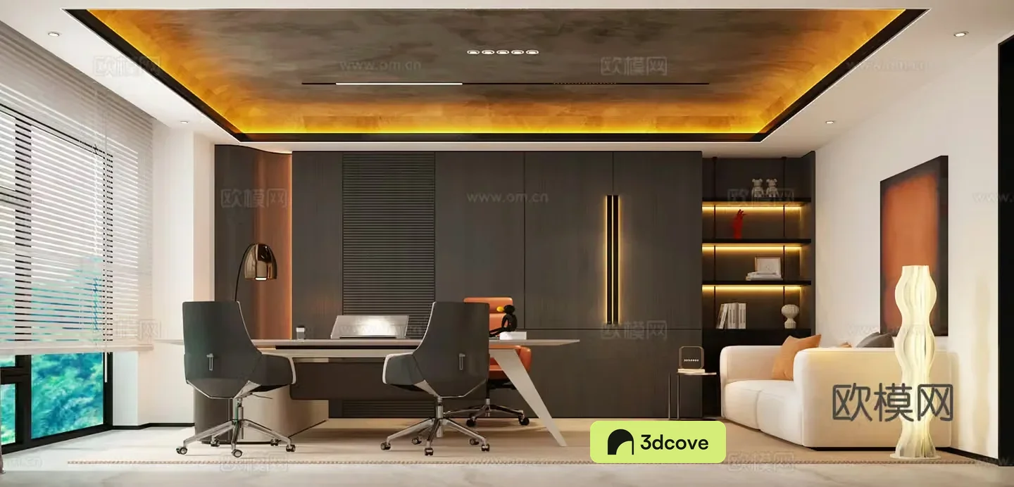 General Manager’s Office Italian Office Modern Chairman’s Office
