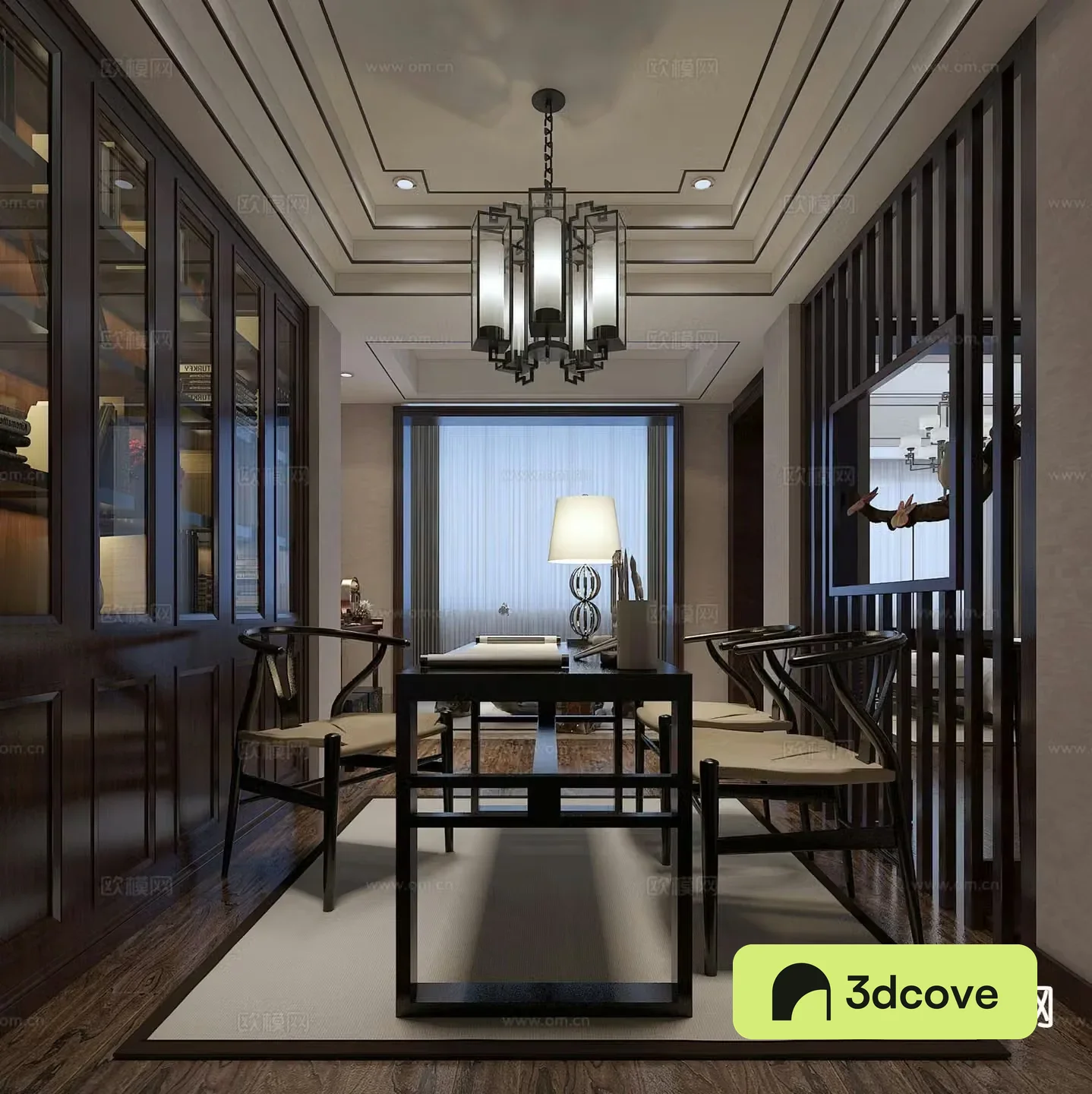 New Chinese style study