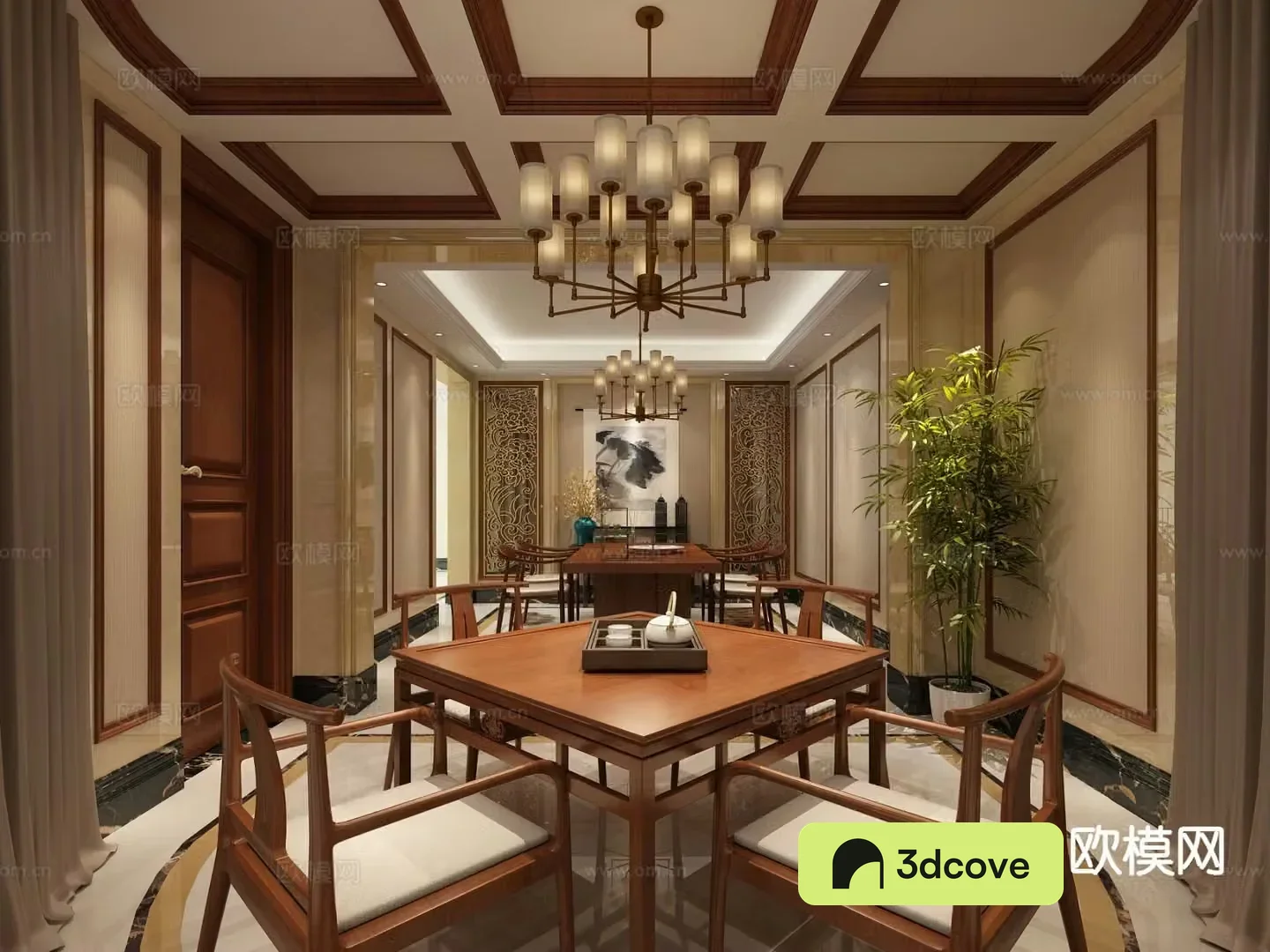 New Chinese tea room