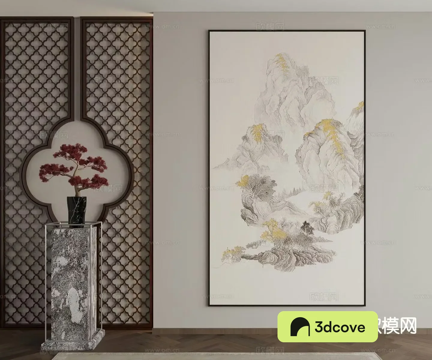 New Chinese style decorative painting landscape painting hanging painting