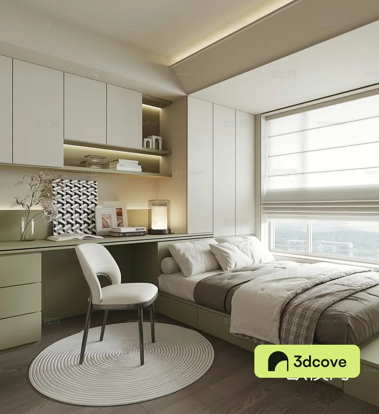Modern tatami bedroom