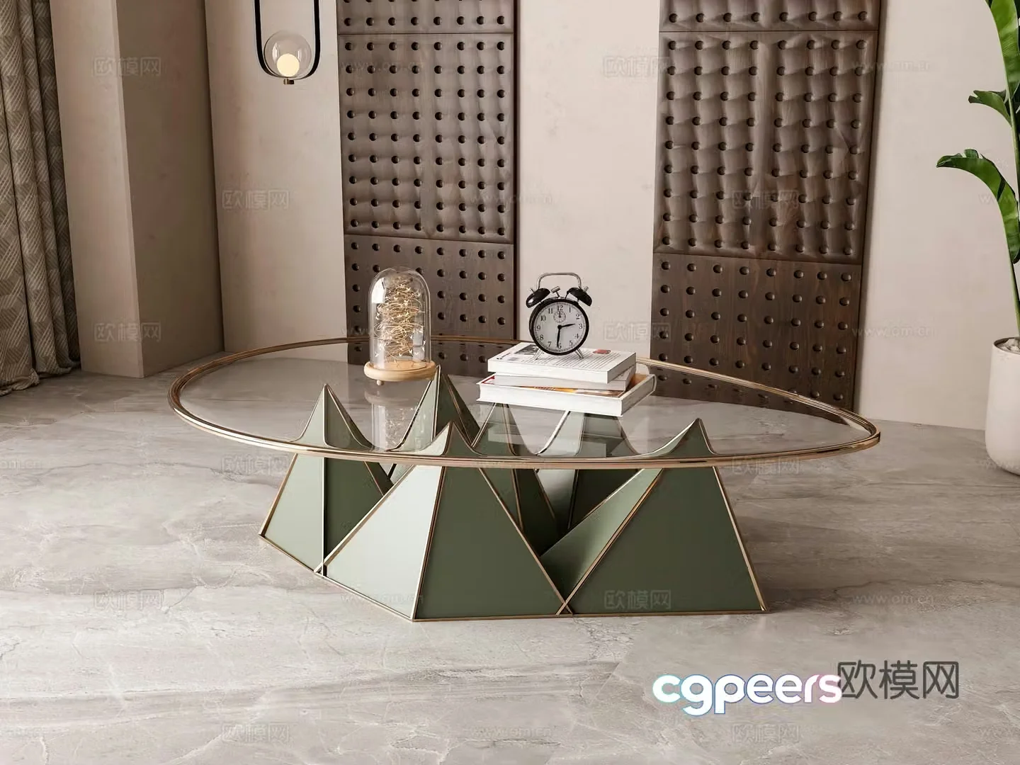 Modern coffee table 3d model
