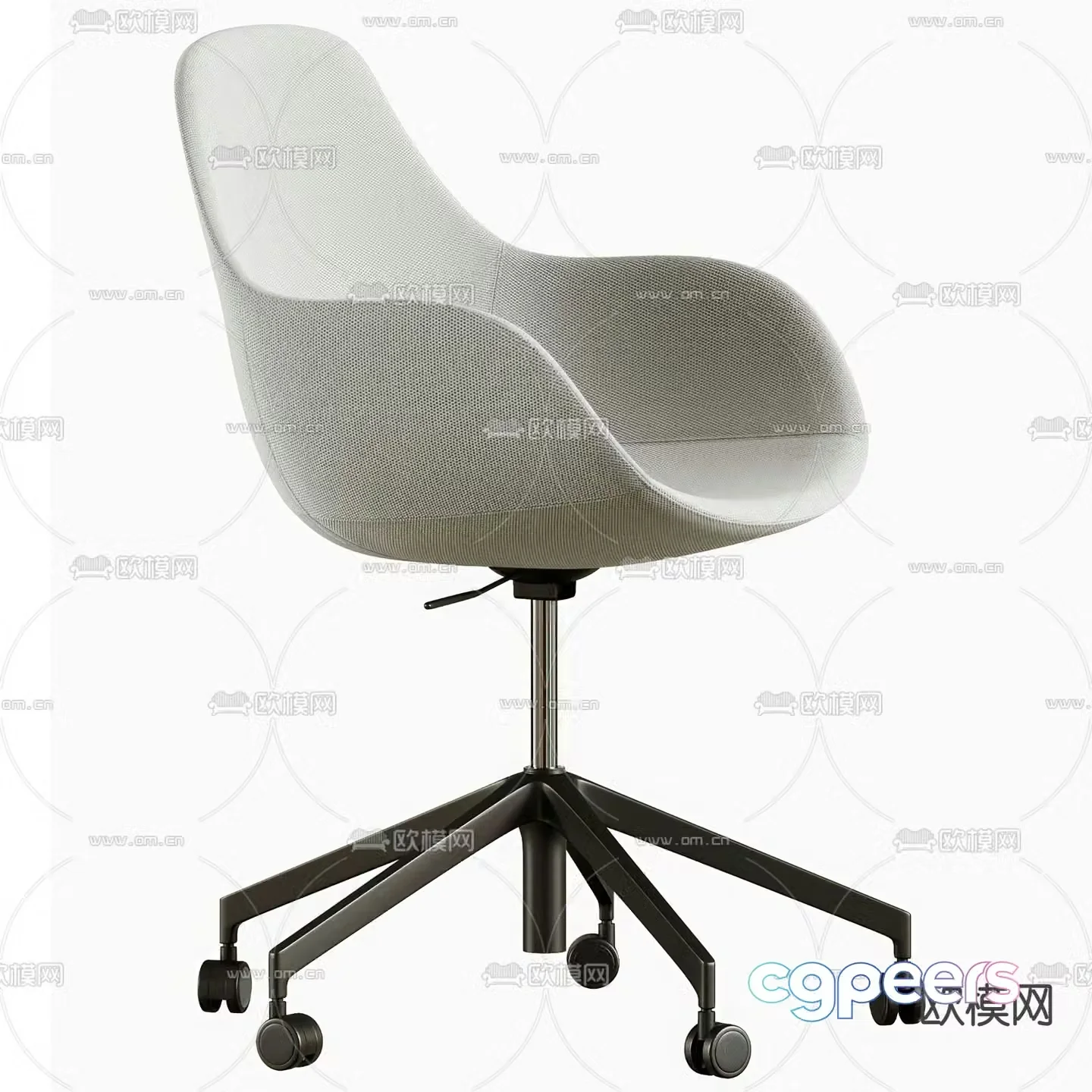 Office chair staff chair conference chair 3d model