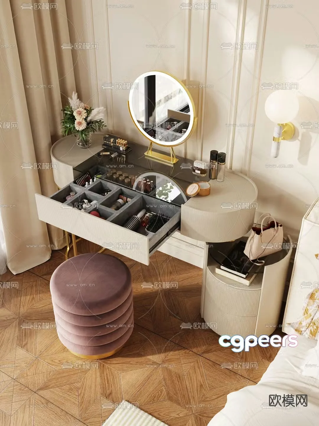 Dressing table dressing table 3d model