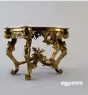 Gold Ornate Table 3D Model – 5867 – VRAY Render