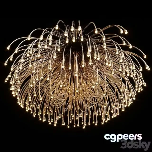 3ds Max Free – Chandelier Light Vargov