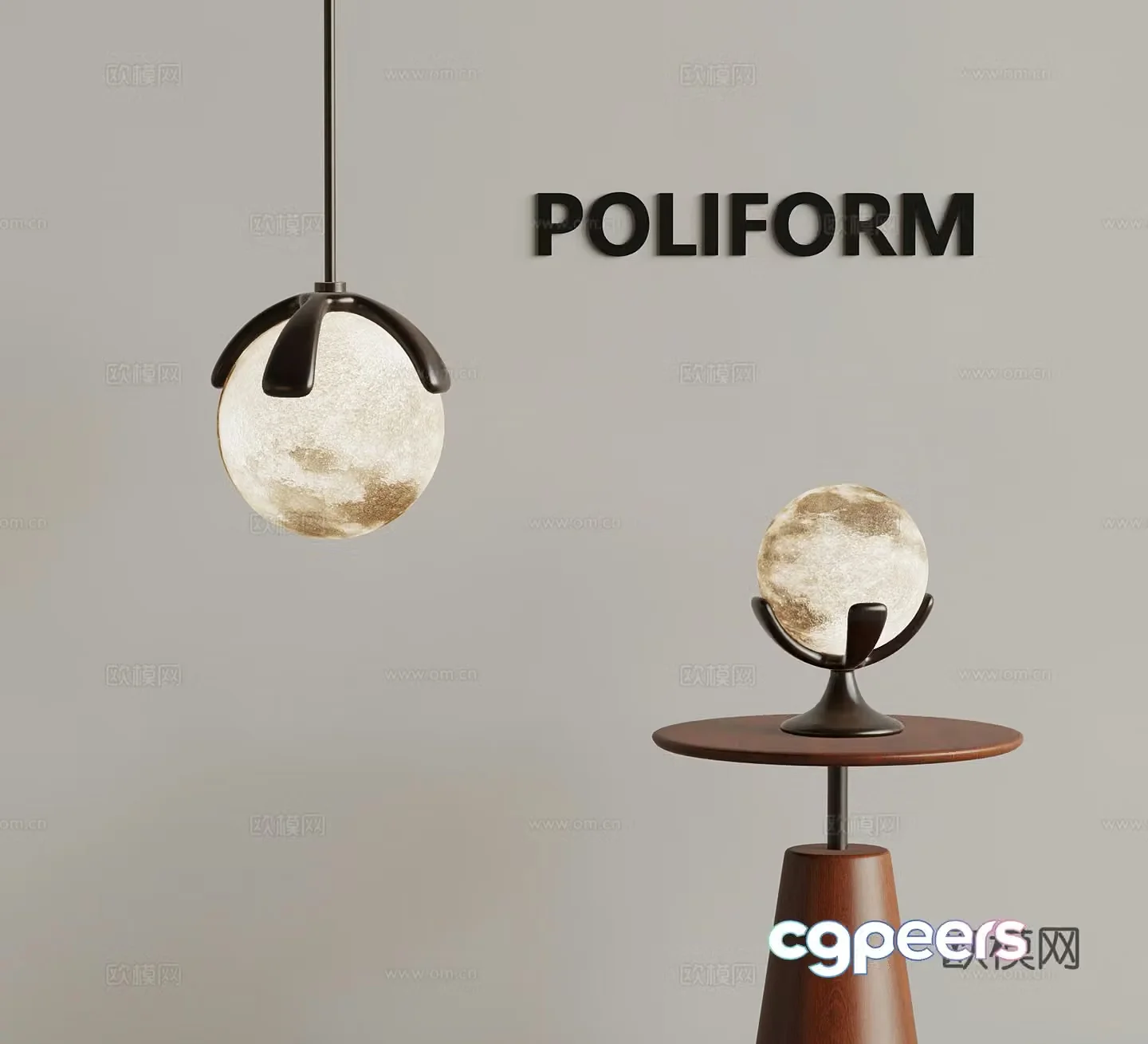 Table lamp Modern small desk lamp Small chandeliers 3d model