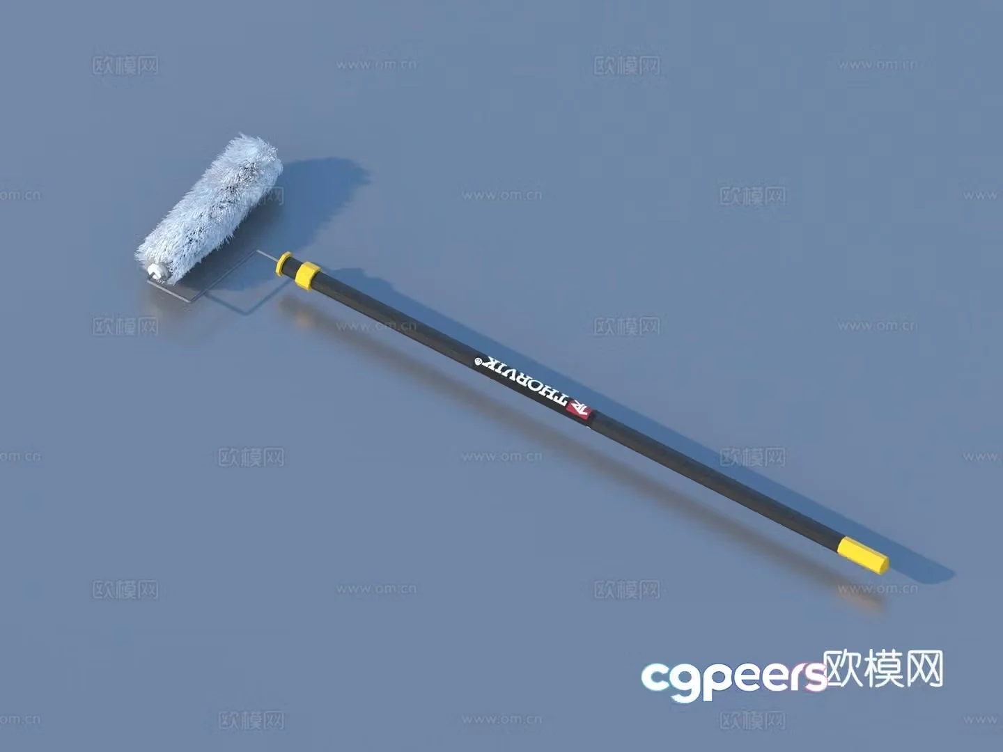 Roller brush brush paint brush 3d model