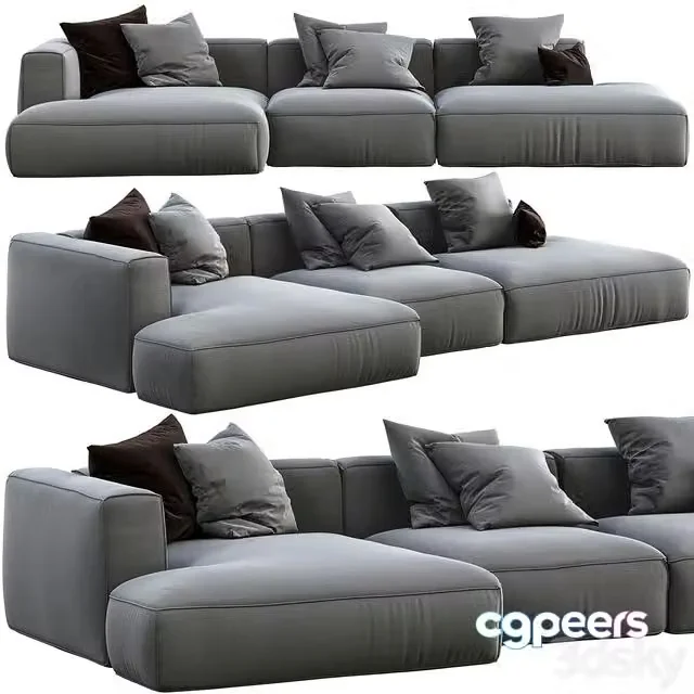 3ds Max Free – Sofa One Mebel Roxen