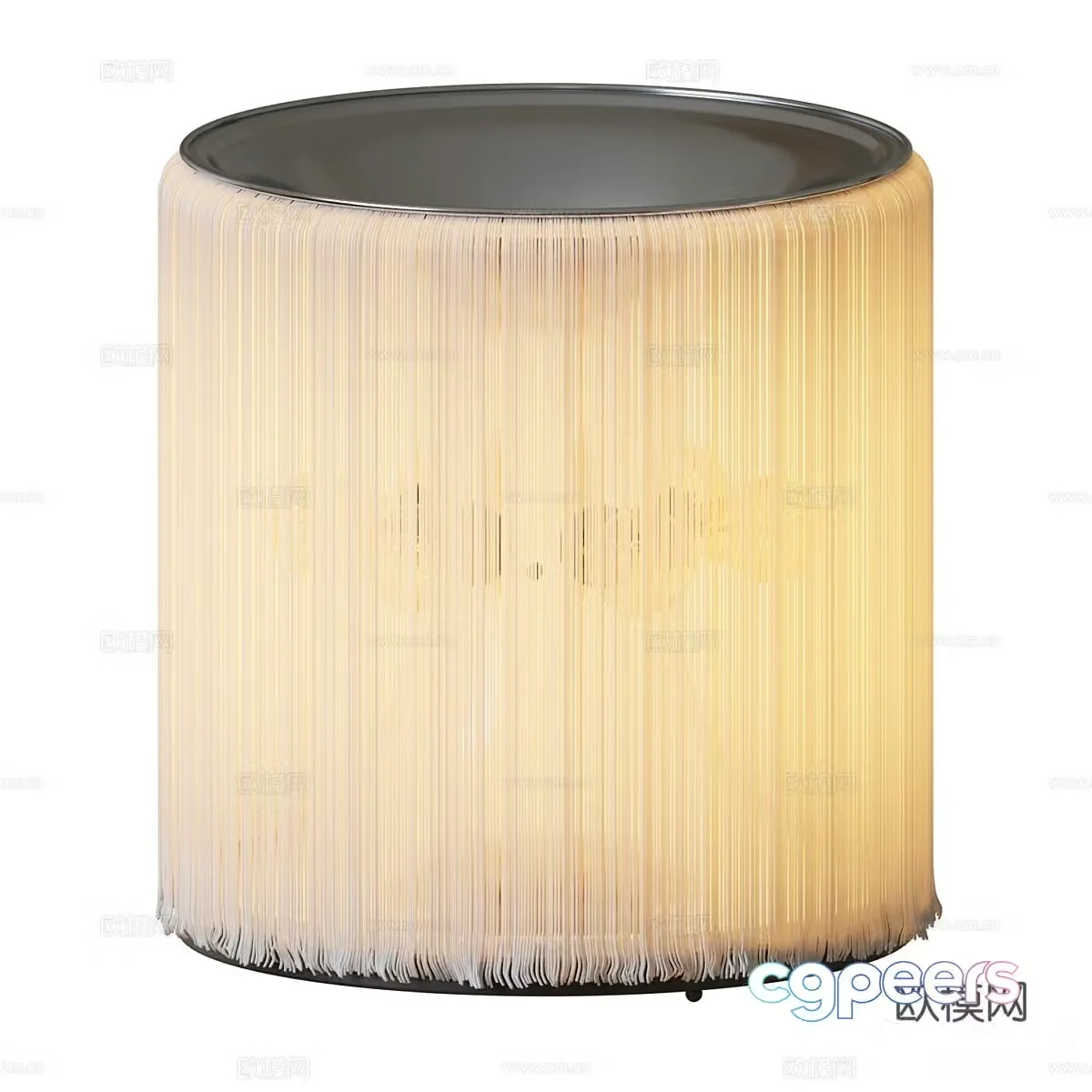 Simple table lamp bedroom table lamp 3d model