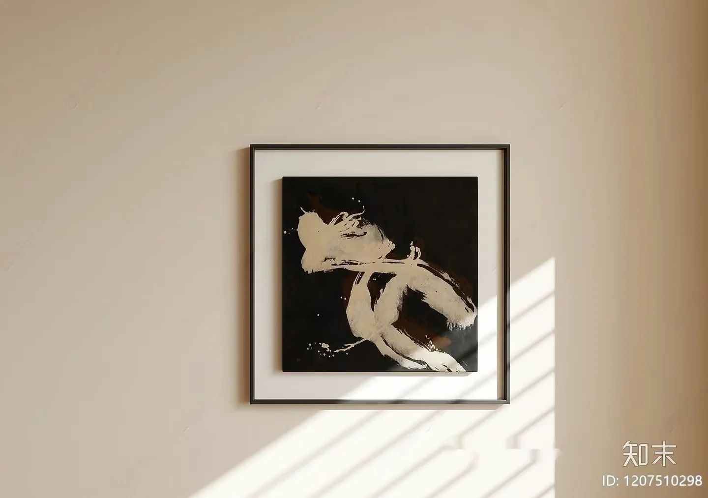 A Framed Art Piece 3D Model – 4405 – VRAY Render