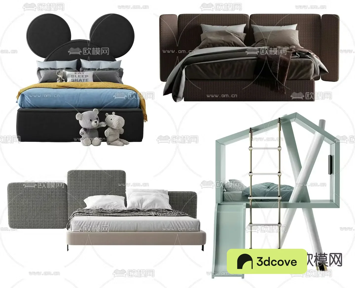Cartoon children’s bed