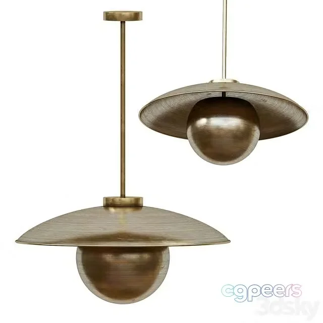 3ds Max Free – Jan Garncarek Design Metropolis Brass Suspension