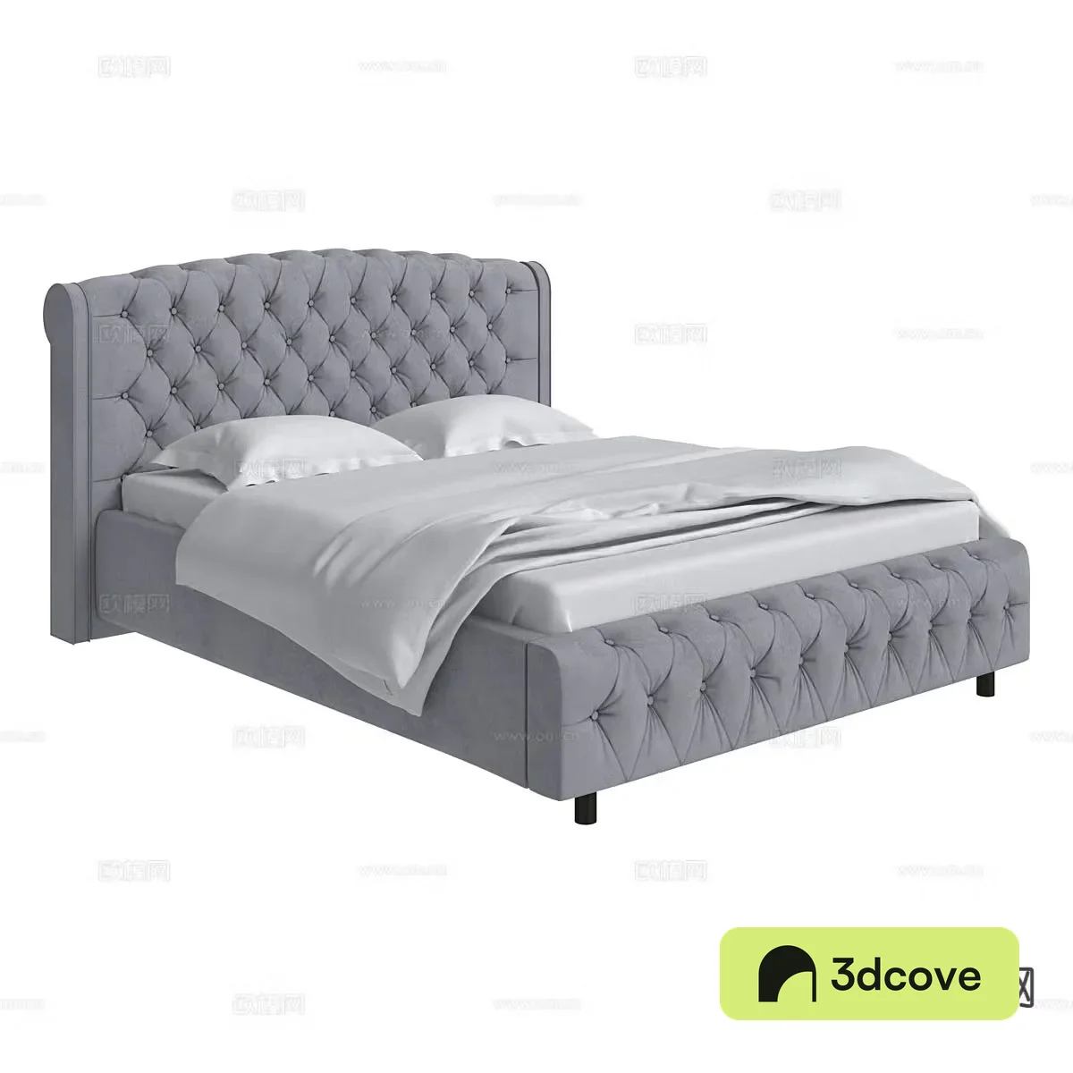 American double bed