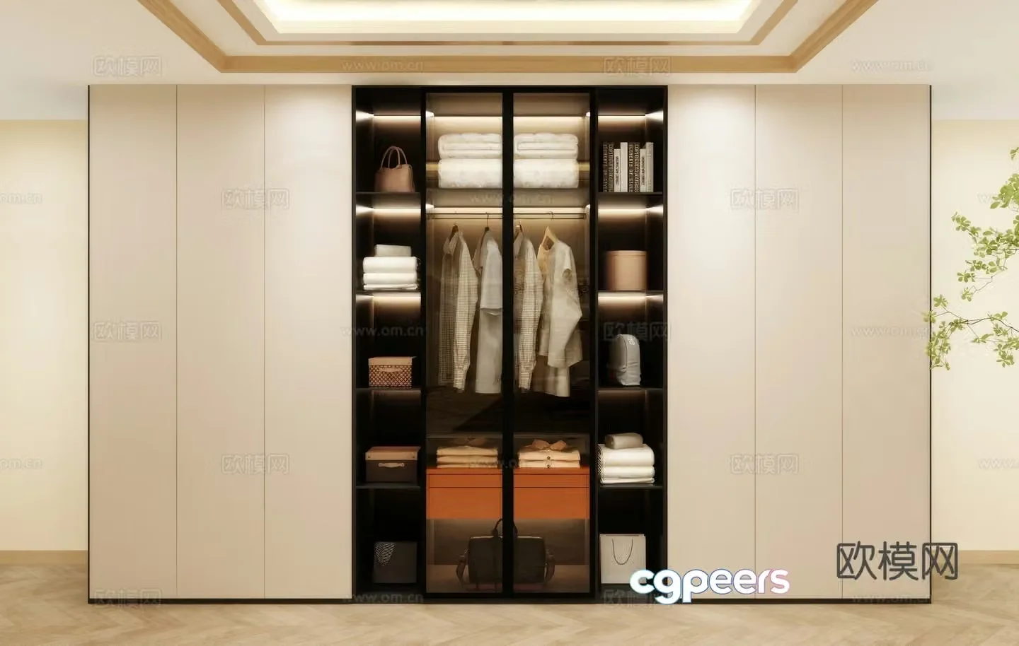 Wardrobe Design Wardrobe Wardrobe Chair Bedroom Wardrobe Hotel Wardrobe 3D Model