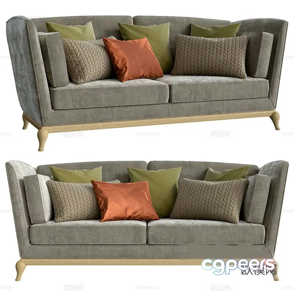 Sofa Multi-person sofa 3d model