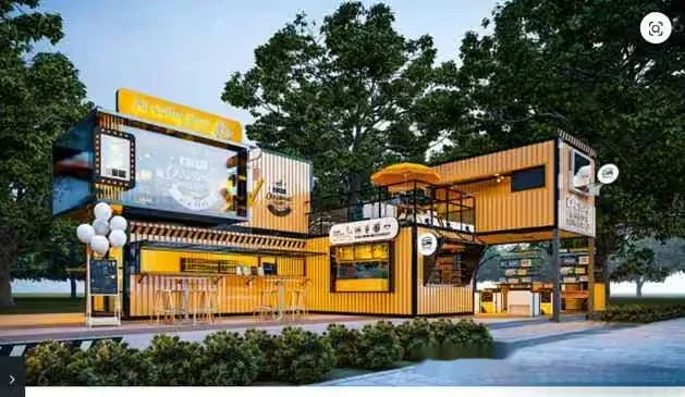 A Shipping Container Building 3D Model – 13298 – VRAY Render