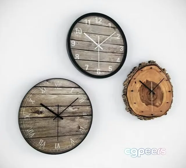 3ds Max Free – wooden clock