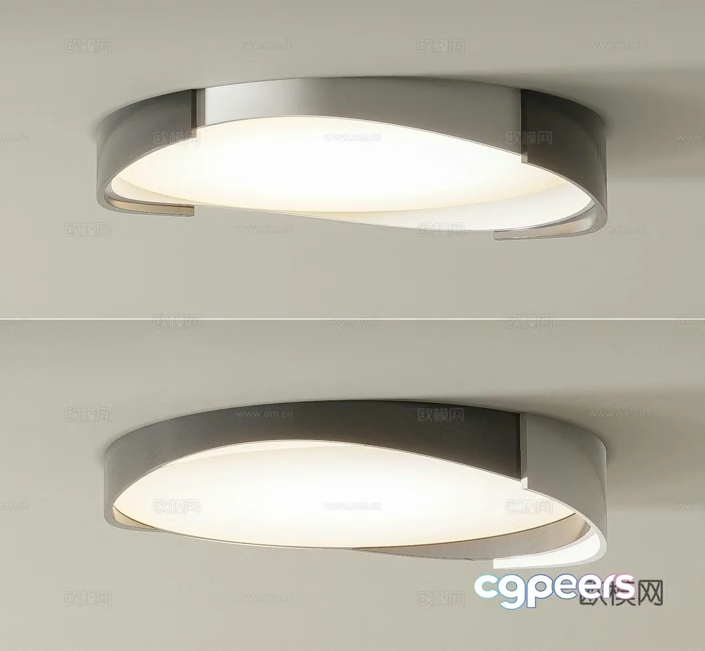 Simple ceiling lamp living room lamp 3d model