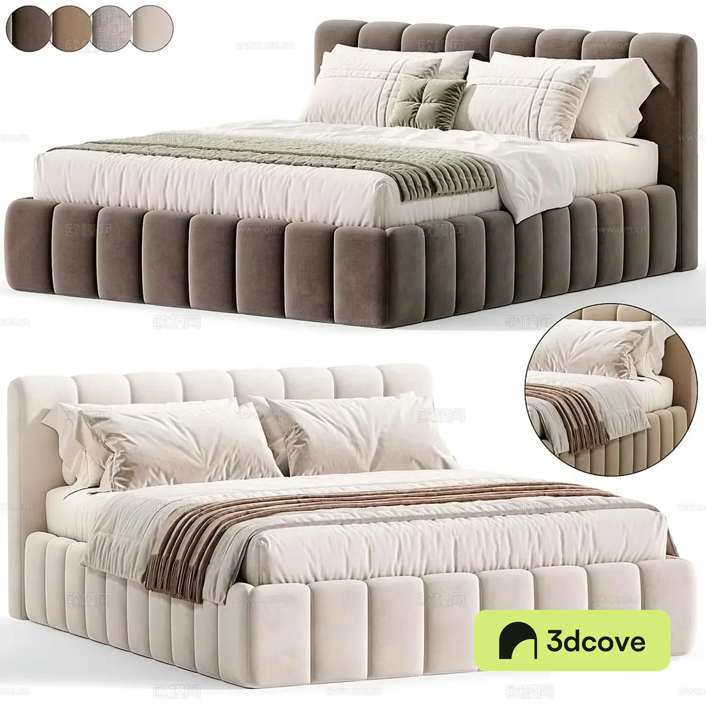 Cazarina Tacoma Italian double bed