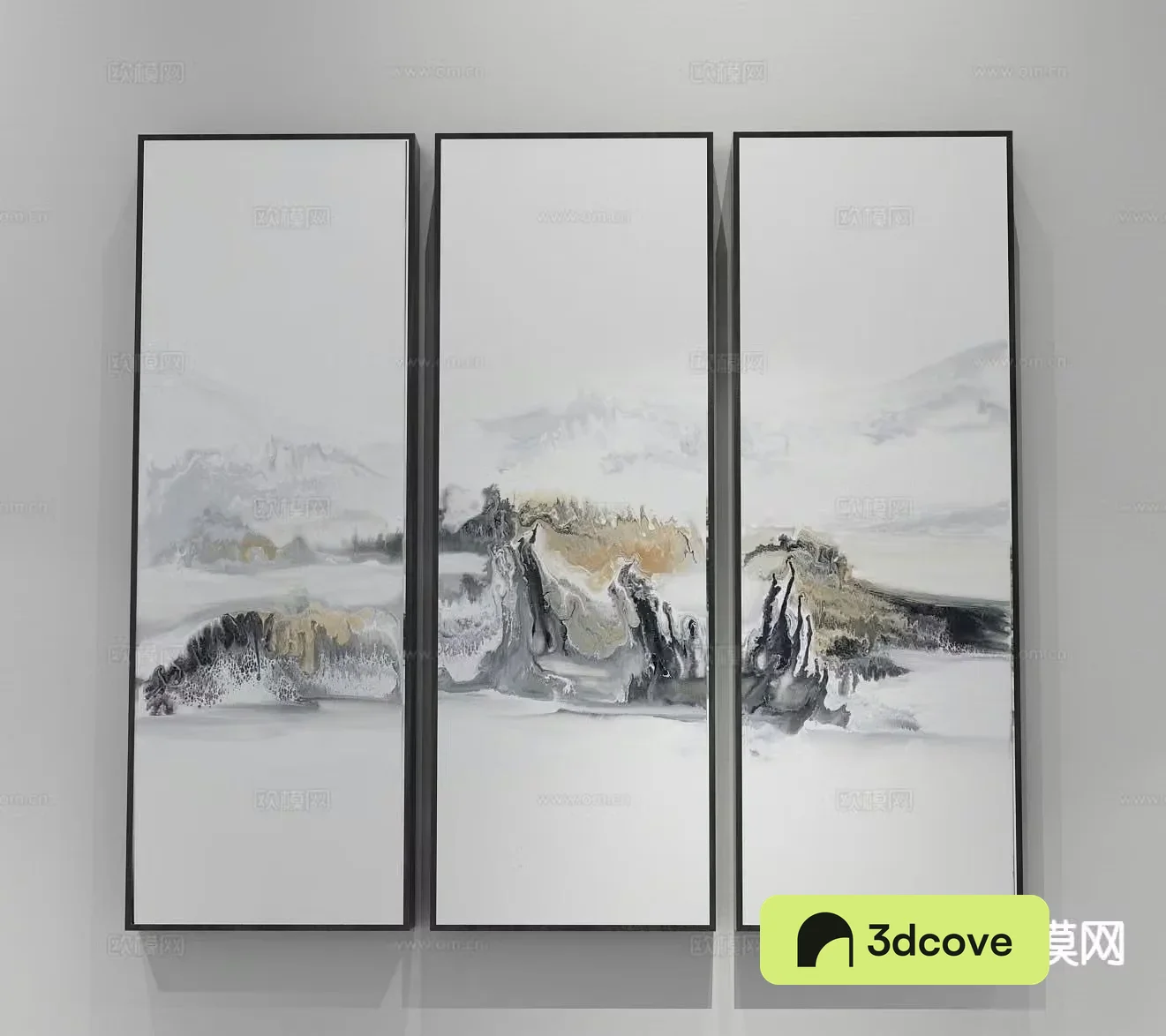 New Chinese style decorative painting ink painting