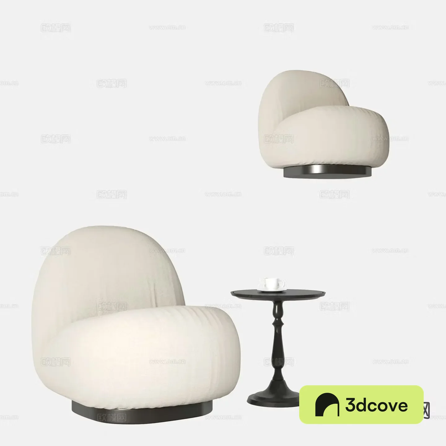 Modern single sofa leisure sofa
