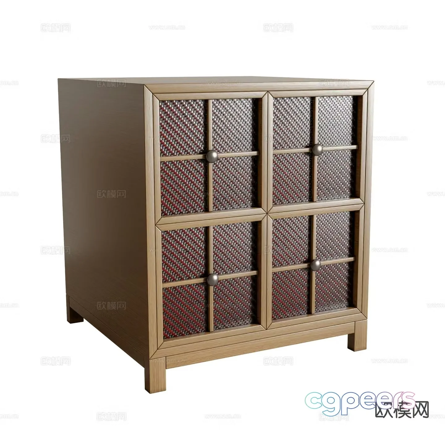 wabi-sabi bedside table 3d model