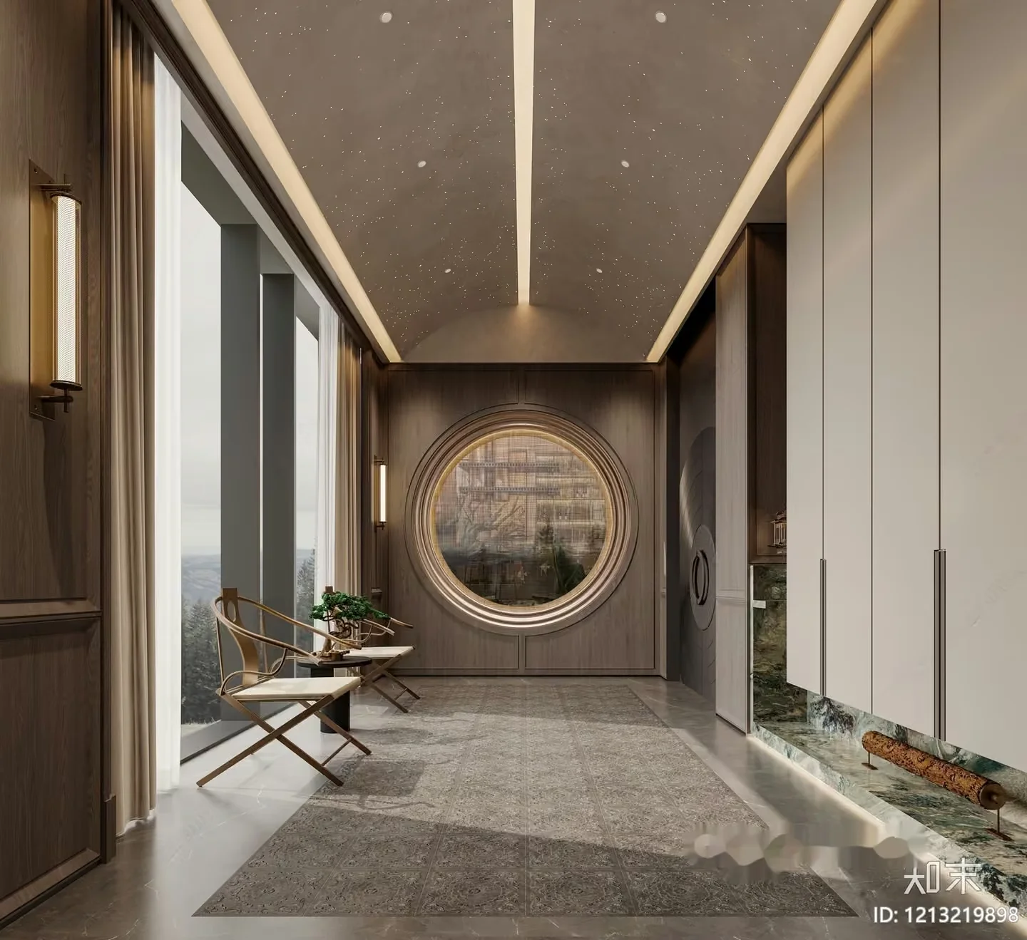 Modern Minimalist Interior Design 3D Model – 18299 – VRAY Render