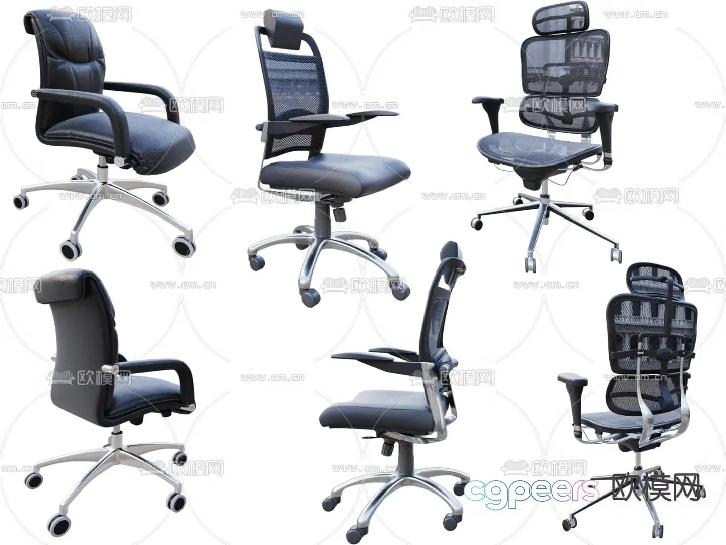 Office chair executive chair boss chair 3d model