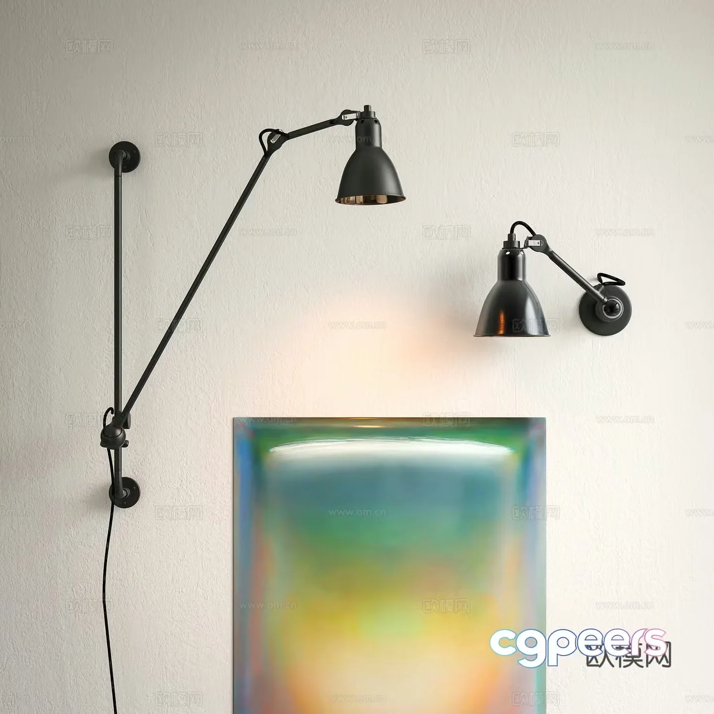 Modern wall lamp 3d model