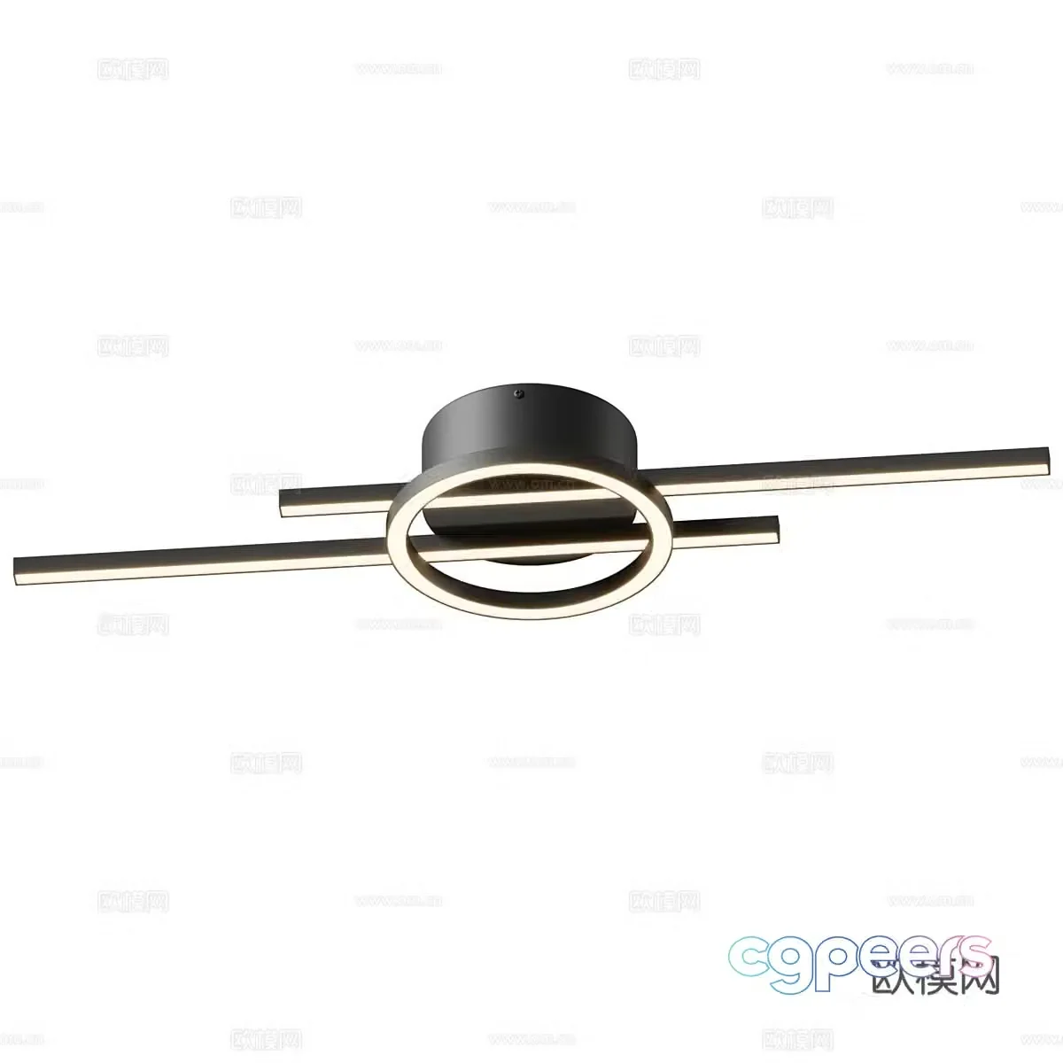 Modern minimalist ceiling light 3d model