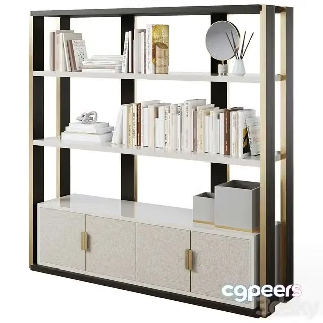 3ds Max Free – Bookcase NAPIER by Frato