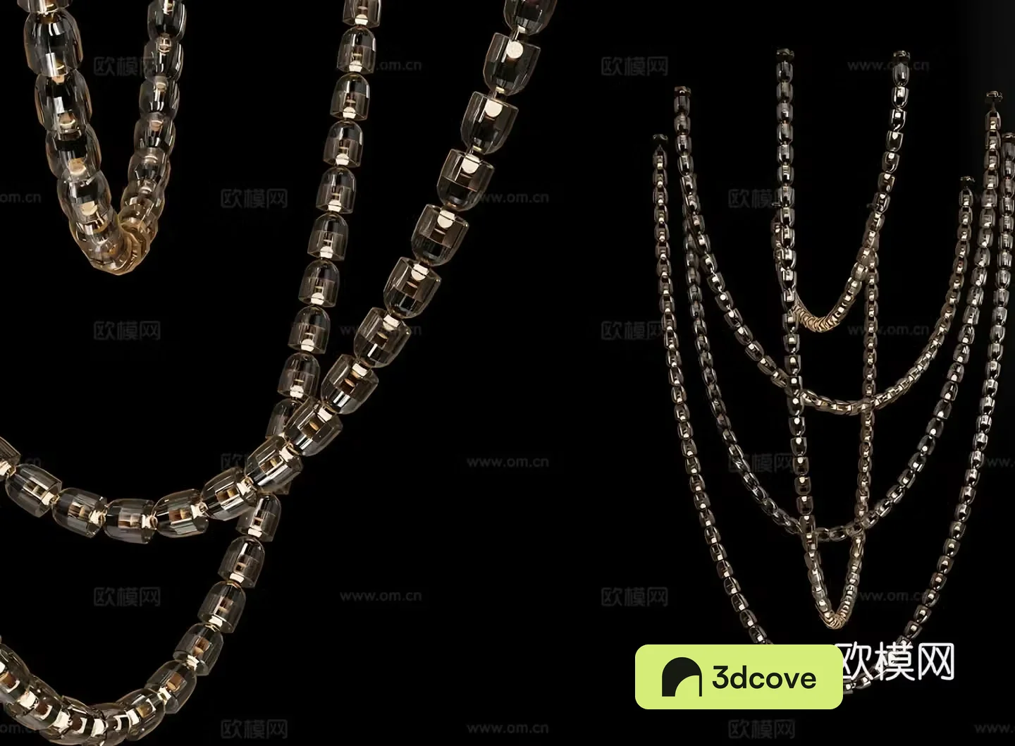 FOLOS linear chandelier