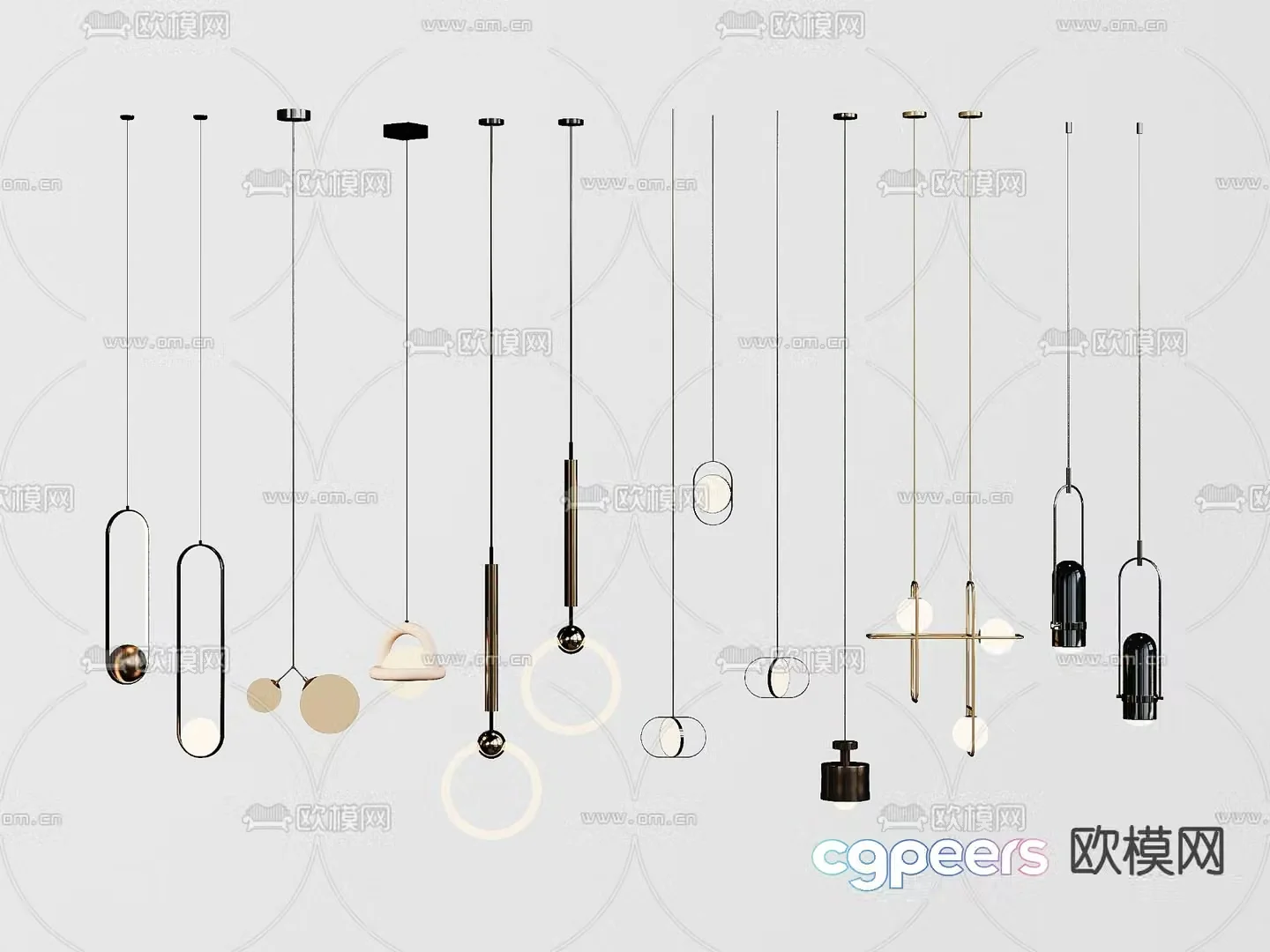 Modern small chandelier dining room chandelier bedroom chandelier 3d model