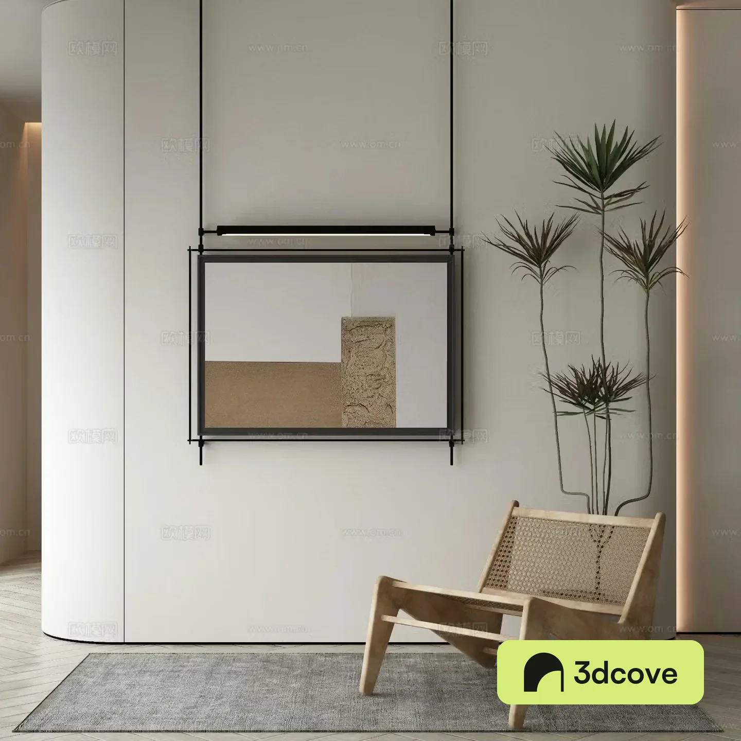 Modern texture painting decorative painting
