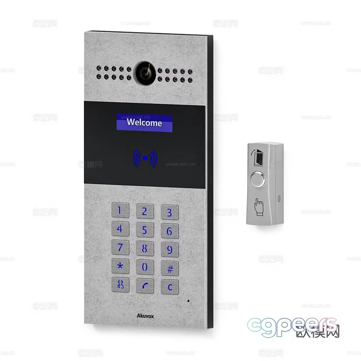 Intercom Building Intercom 3D Model