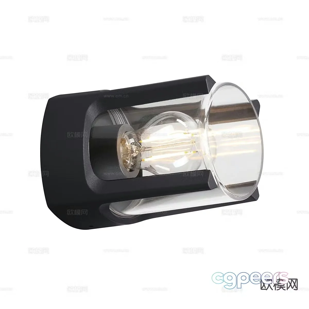 Modern wall light 3d model