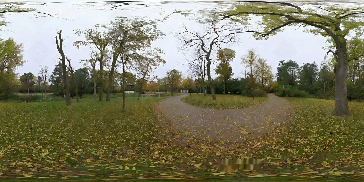 A Park With A Path 3D Model – 2533 – VRAY Render