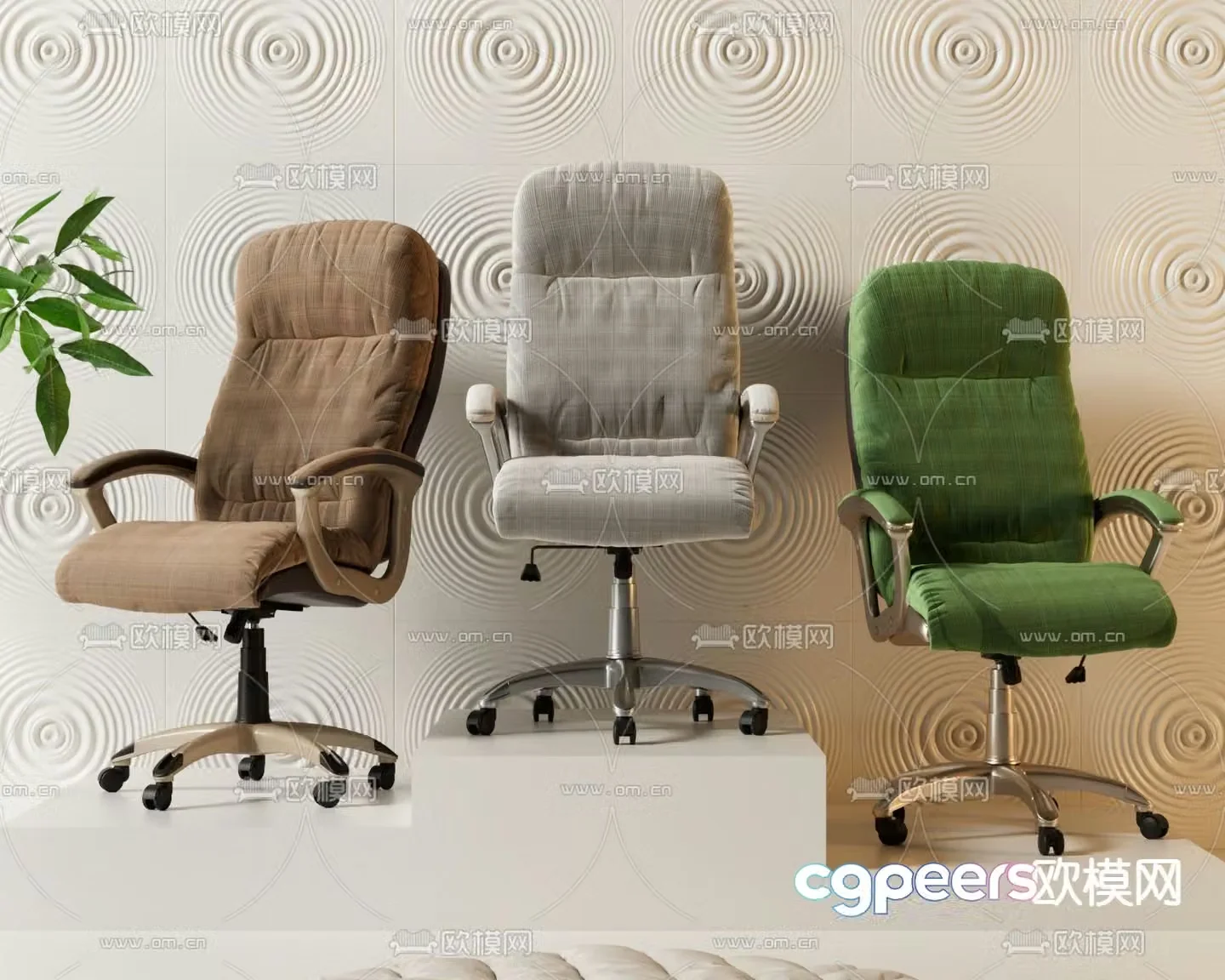 Office chair executive chair boss chair 3d model