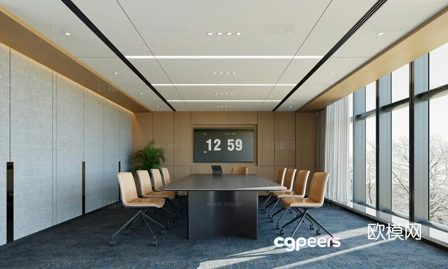 Conference room 3d model