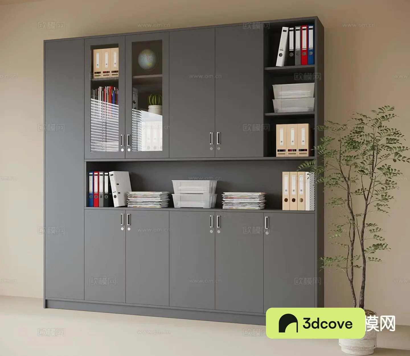 Modern iron cabinet file cabinet information cabinet