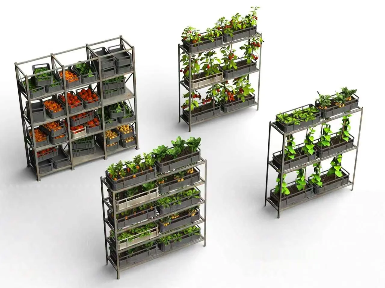 Vertical Garden 3D Model – 5488 – VRAY Render