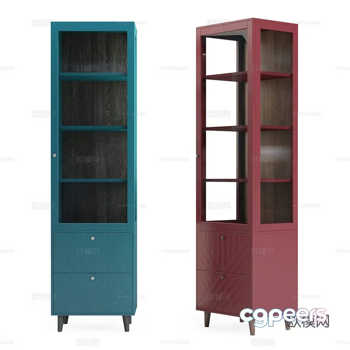 High cabinet sideboard 3d model