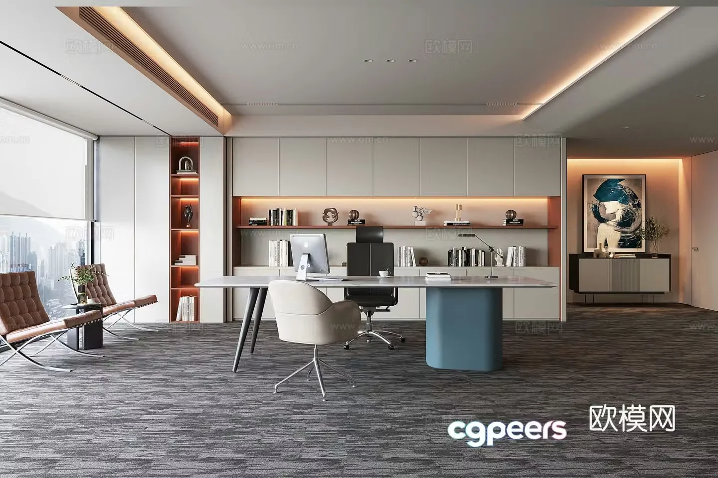 Modern Manager Office 3D model