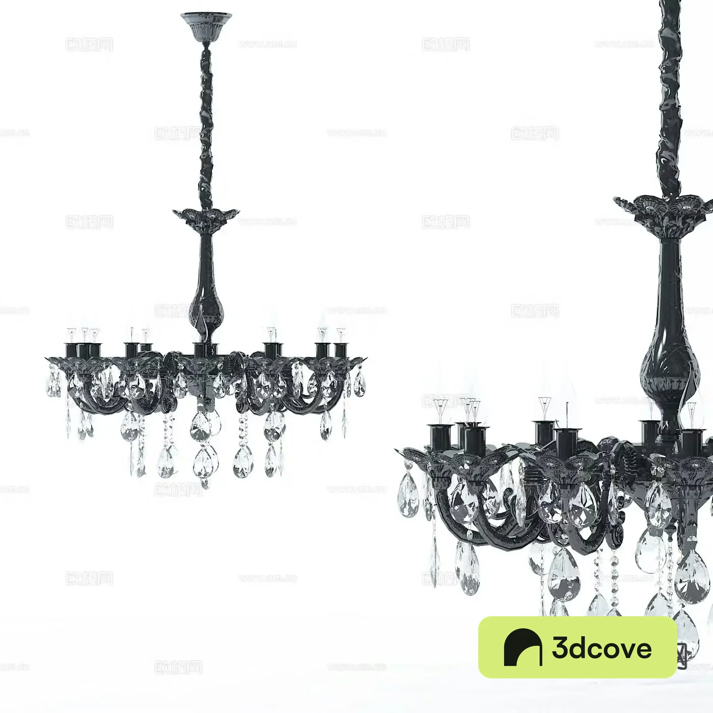 European crystal chandelier