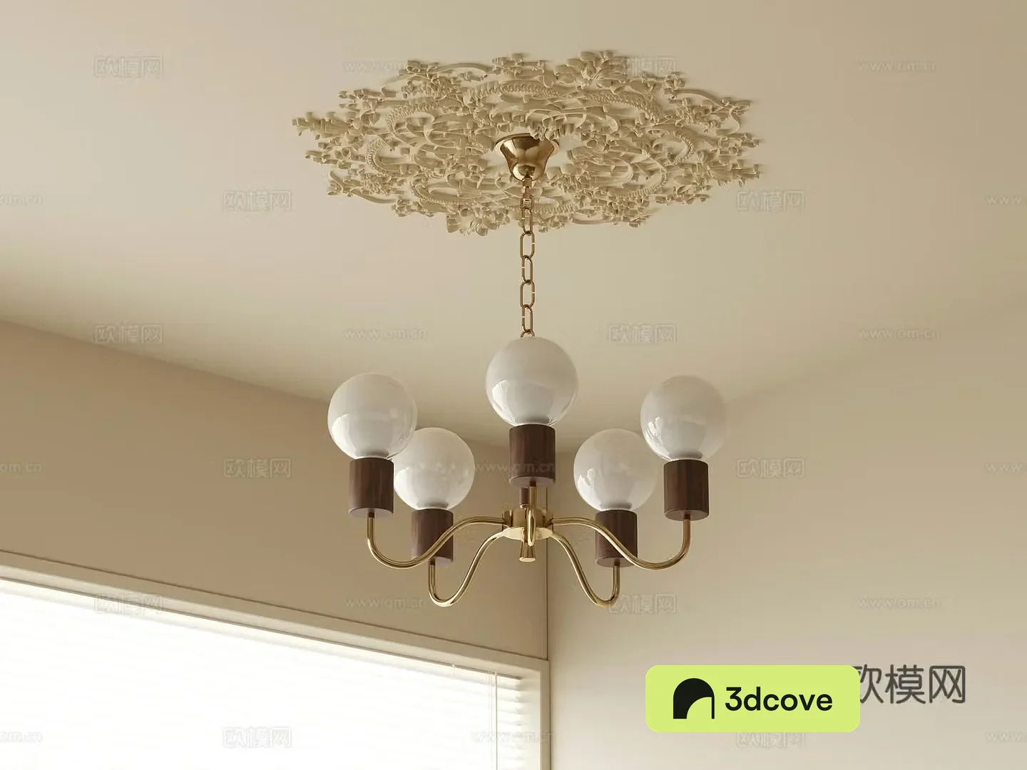 French medieval style chandelier