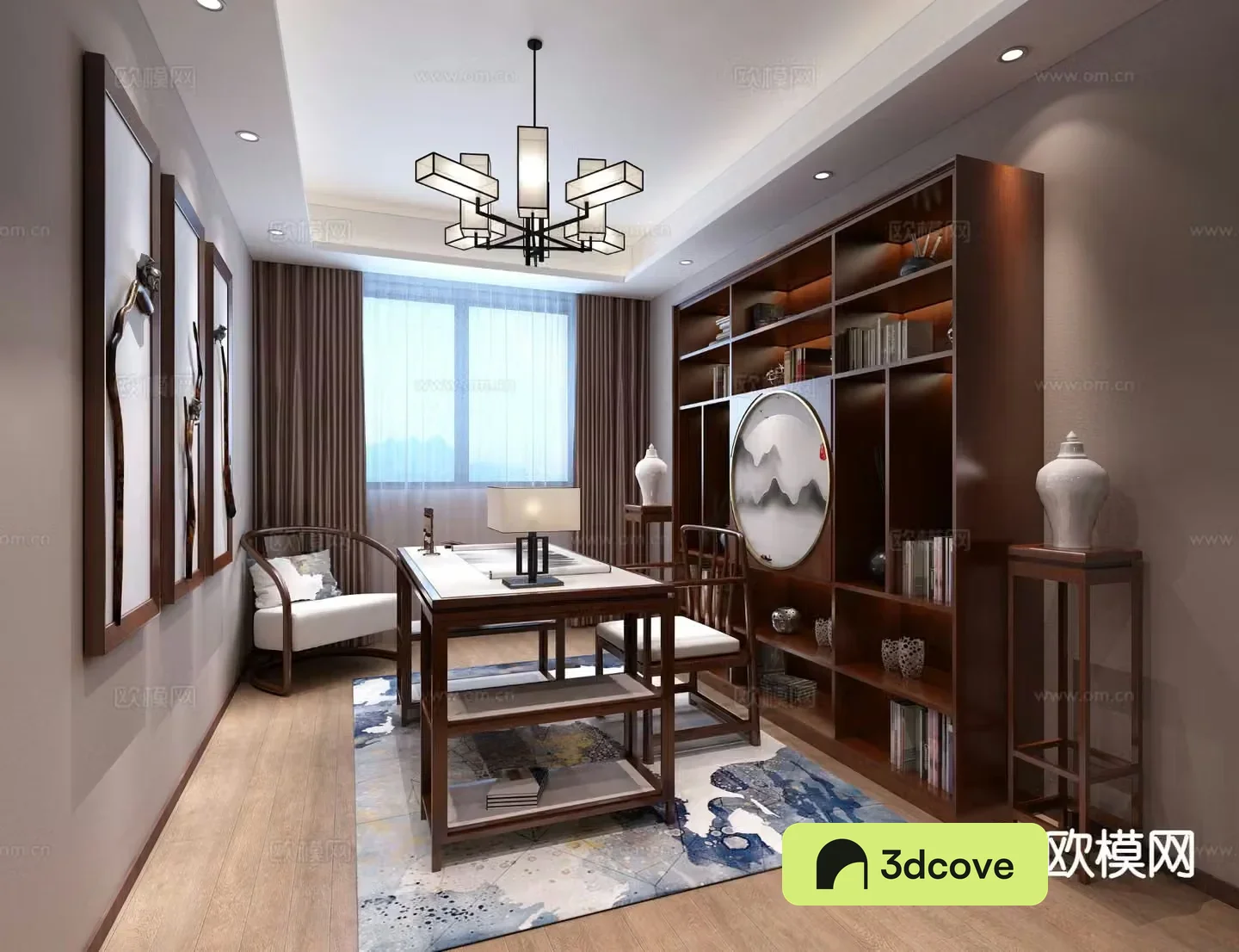 Chinese study room